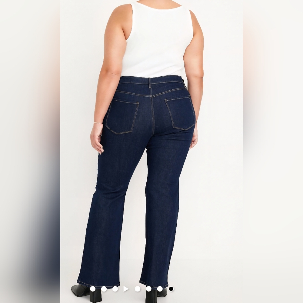 Old Navy Dark Wash High Rise Flare Jeans 18